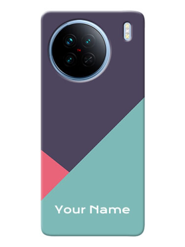 Custom Vivo X90 5G Custom Phone Cases: Tri Color abstract Design