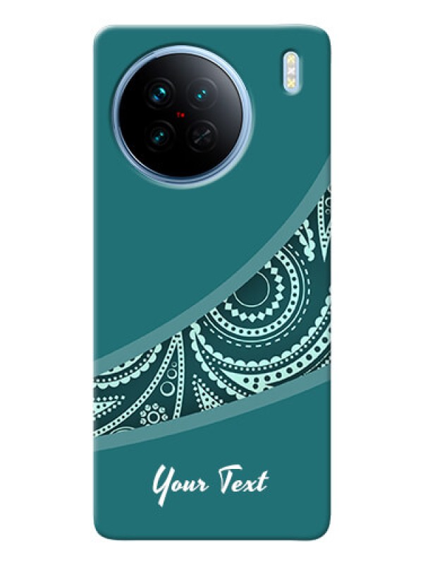 Custom Vivo X90 5G Custom Phone Covers: semi visible floral Design