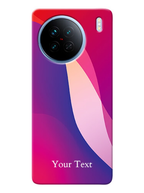 Custom Vivo X90 5G Mobile Back Covers: Digital abstract Overlap Design