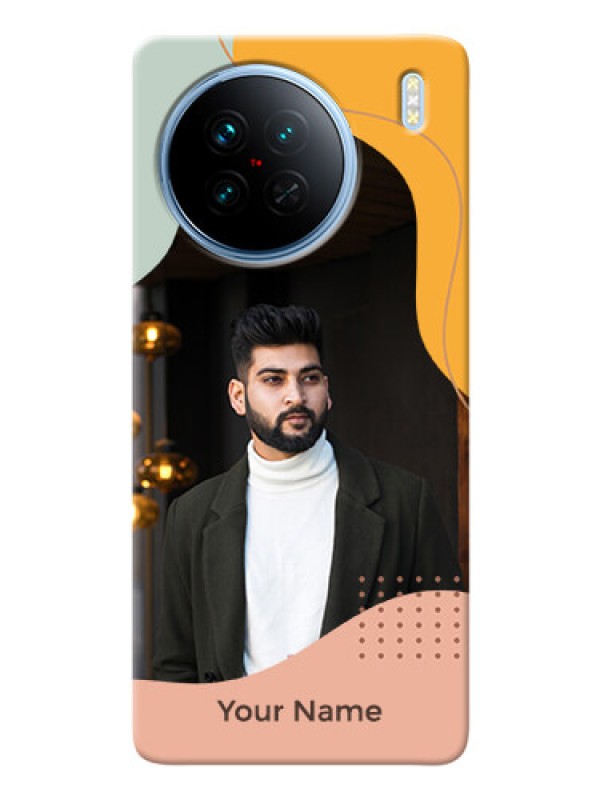 Custom Vivo X90 5G Custom Phone Cases: Tri-coloured overlay design