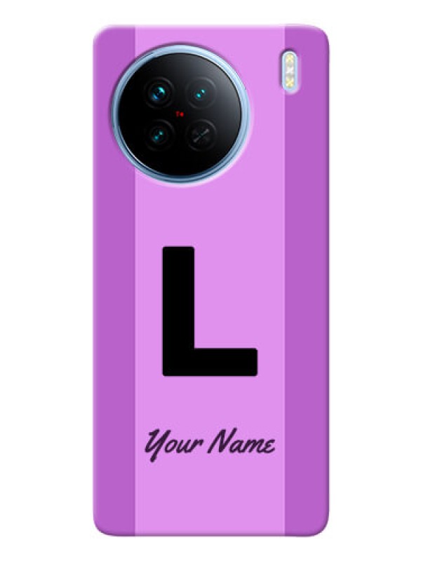 Custom Vivo X90 5G Back Covers: Tri-color custom text Design