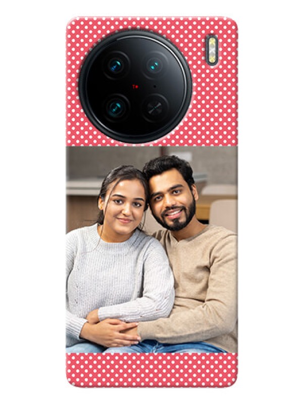 Custom Vivo X90 Pro 5G Custom Mobile Case with White Dotted Design
