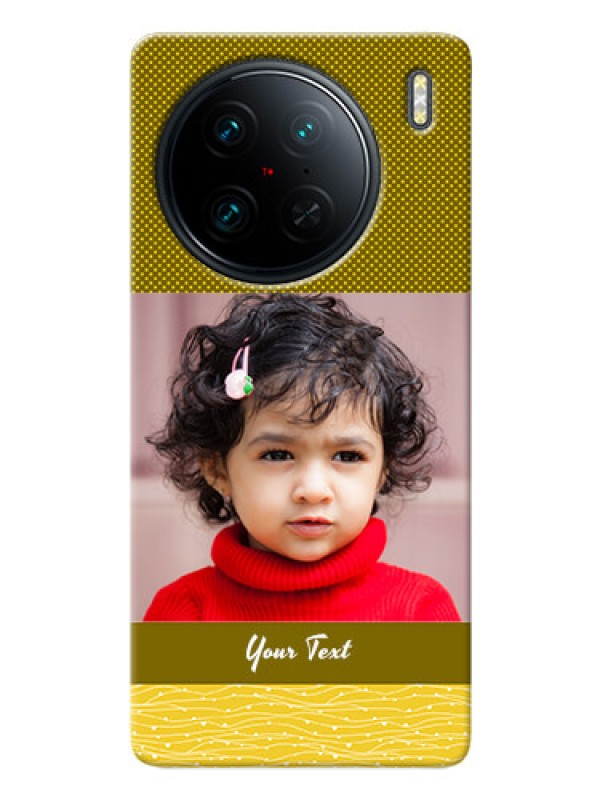 Custom Vivo X90 Pro 5G custom mobile back covers: Simple Green Color Design