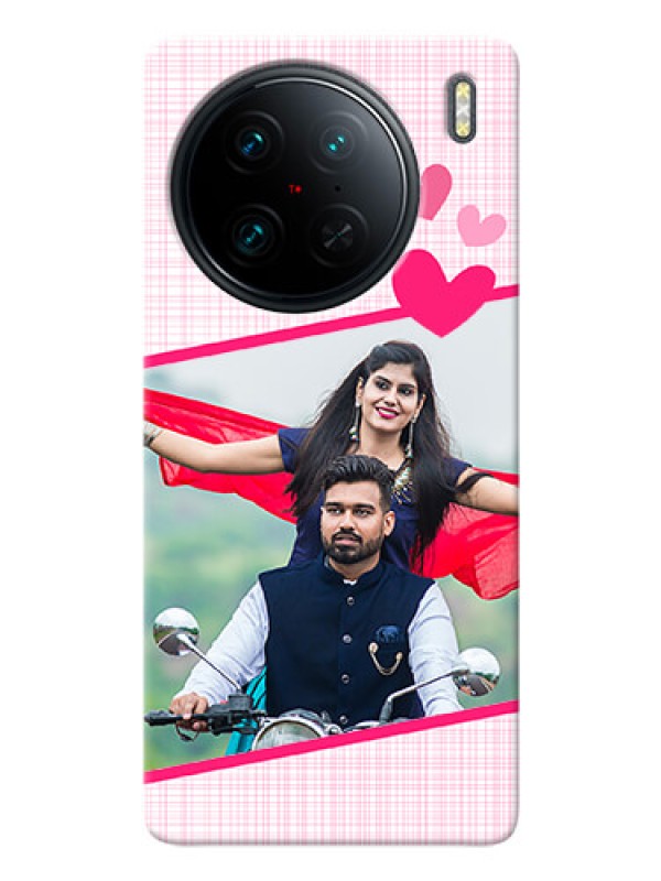 Custom Vivo X90 Pro 5G Personalised Phone Cases: Love Shape Heart Design