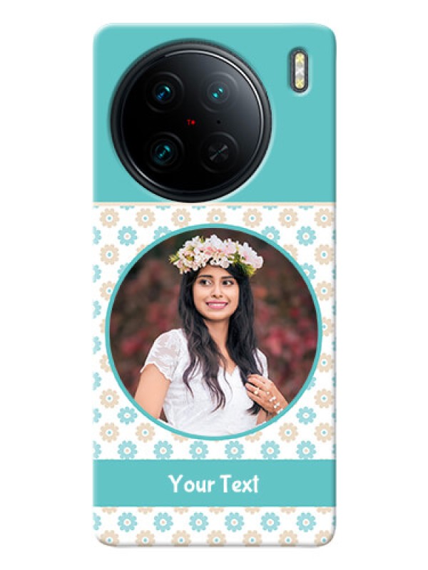 Custom Vivo X90 Pro 5G Custom Mobile Back Covers: Beautiful Flowers Design