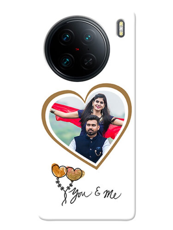 Custom Vivo X90 Pro 5G customized phone cases: You & Me Design