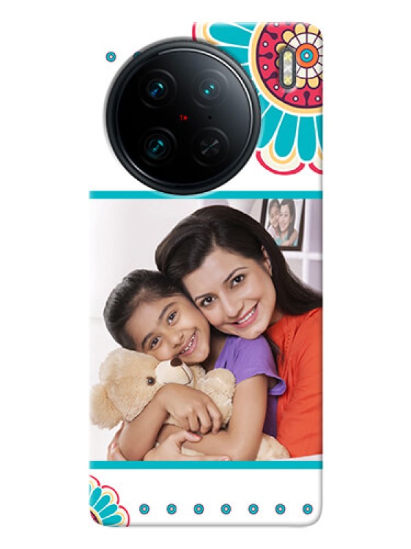 Custom Vivo X90 Pro 5G custom mobile phone cases: Flower Design