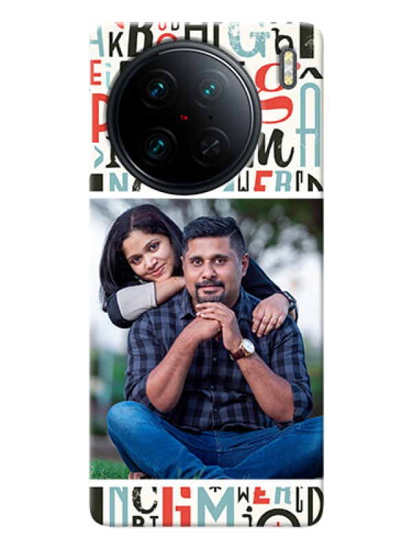 Custom Vivo X90 Pro 5G custom mobile phone covers: Alphabet Design
