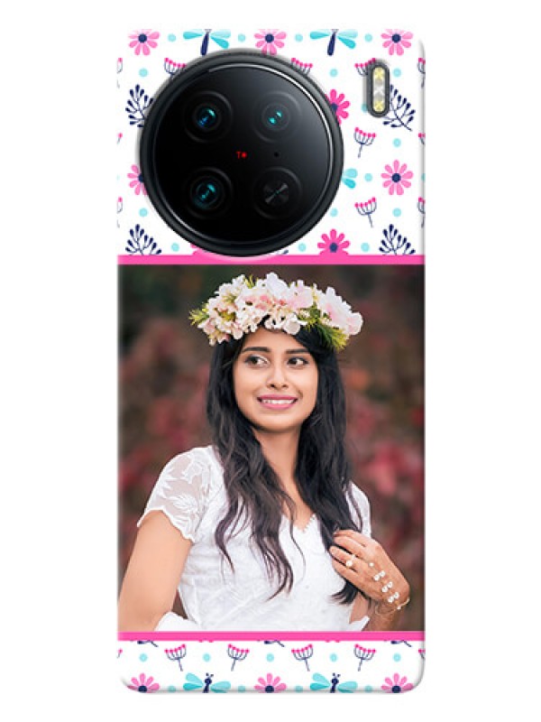 Custom Vivo X90 Pro 5G Mobile Covers: Colorful Flower Design