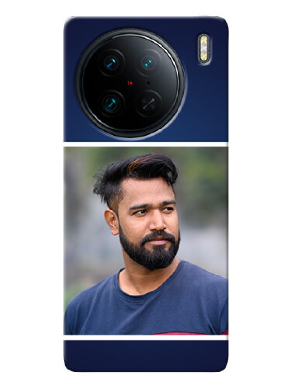 Custom Vivo X90 Pro 5G Mobile Cases: Simple Royal Blue Design