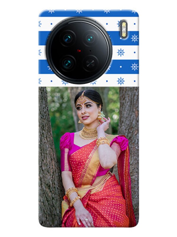 Custom Vivo X90 Pro 5G custom mobile covers: Snow Pattern Design