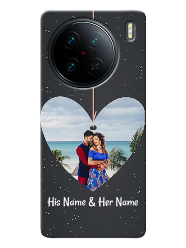 Custom Vivo X90 Pro 5G custom phone cases: Hanging Heart Design