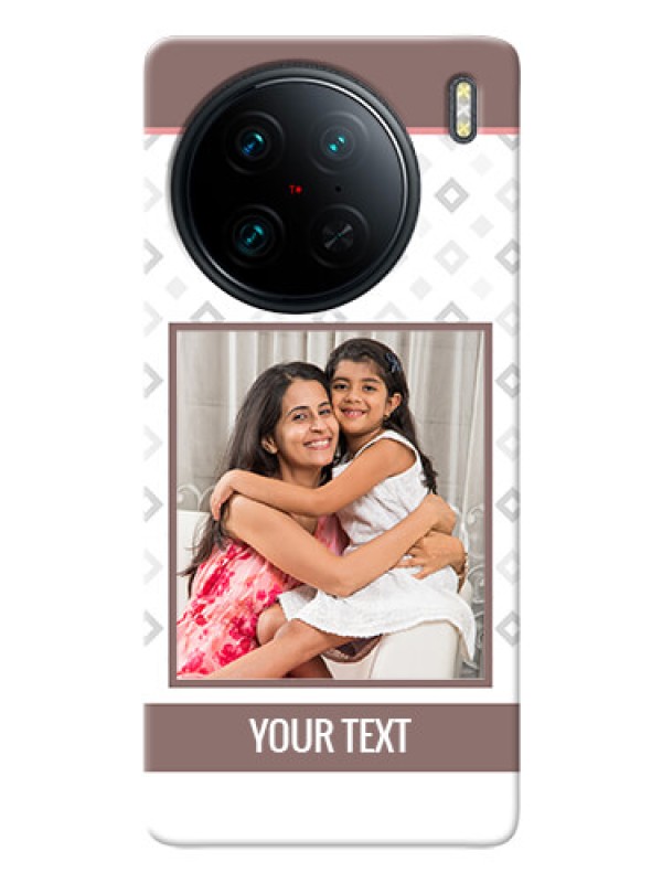 Custom Vivo X90 Pro 5G custom back covers: Simple Diamond Design