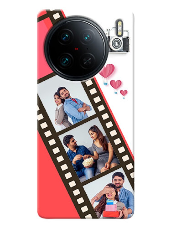 Custom Vivo X90 Pro 5G custom phone covers: 3 Image Holder with Film Reel