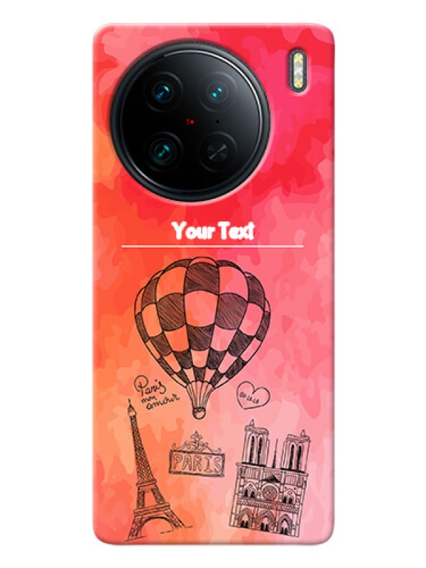 Custom Vivo X90 Pro 5G Personalized Mobile Covers: Paris Theme Design