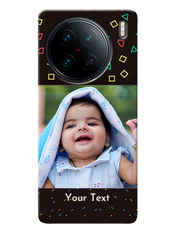 Custom Vivo X90 Pro 5G custom mobile cases with confetti birthday design