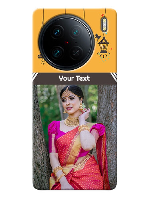 Custom Vivo X90 Pro 5G custom back covers with Family Picture and Icons 