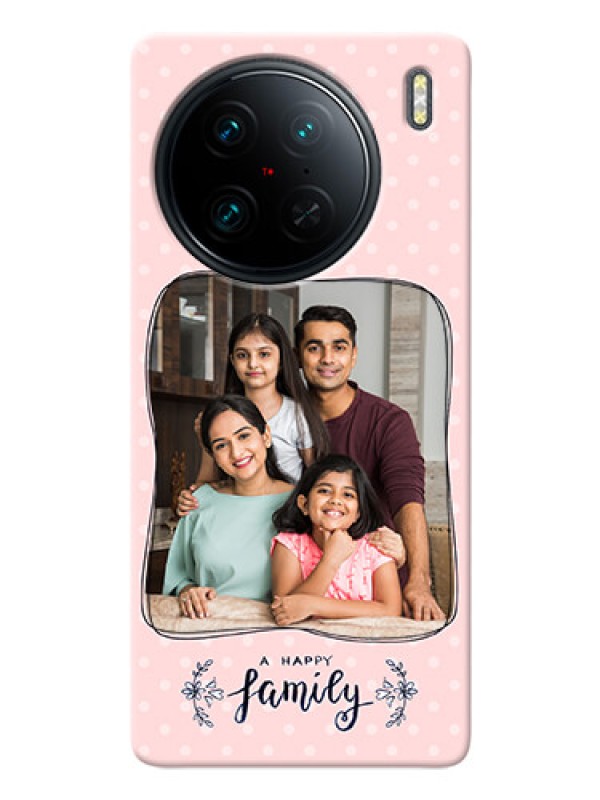 Custom Vivo X90 Pro 5G Personalized Phone Cases: Family with Dots Design