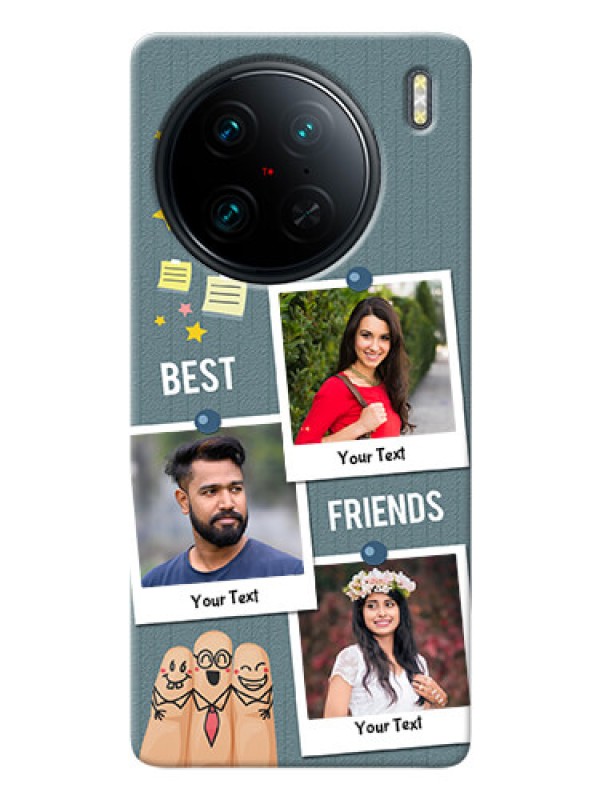Custom Vivo X90 Pro 5G Mobile Cases: Sticky Frames and Friendship Design