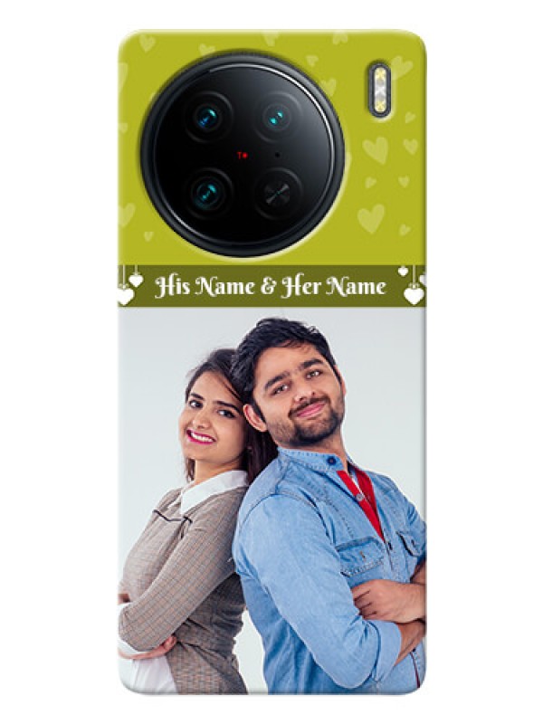 Custom Vivo X90 Pro 5G custom mobile covers: You & Me Heart Design