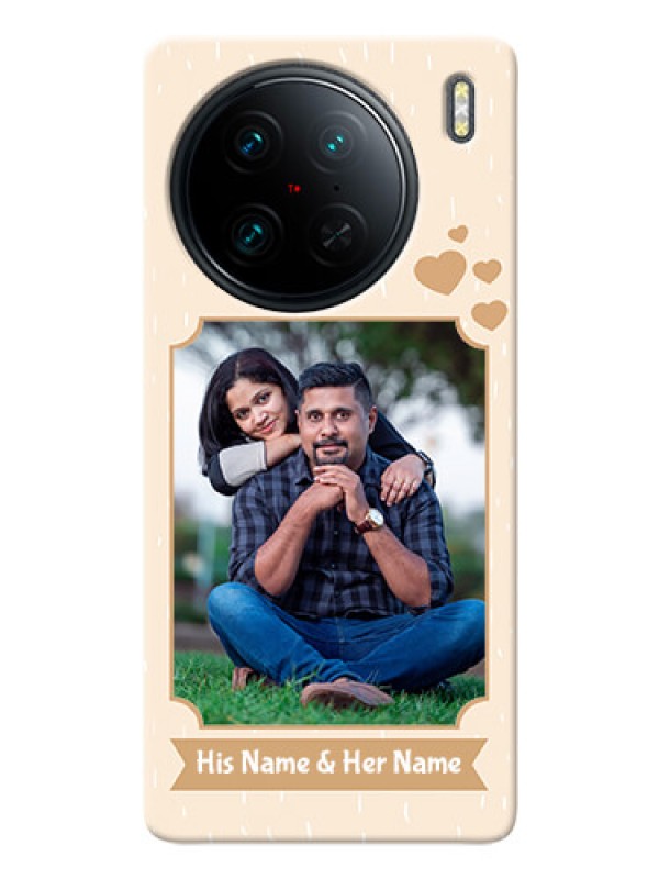 Custom Vivo X90 Pro 5G mobile phone cases with confetti love design 