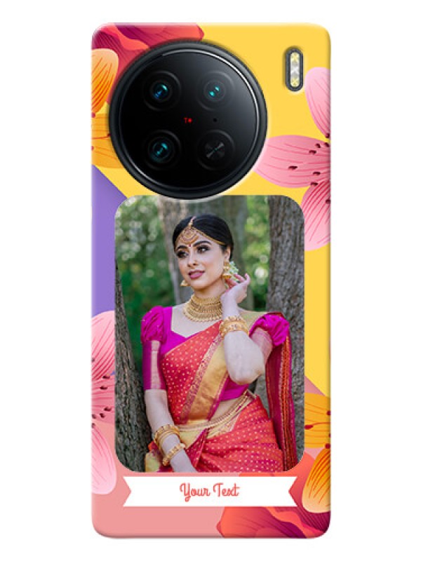 Custom Vivo X90 Pro 5G Mobile Covers: 3 Image With Vintage Floral Design