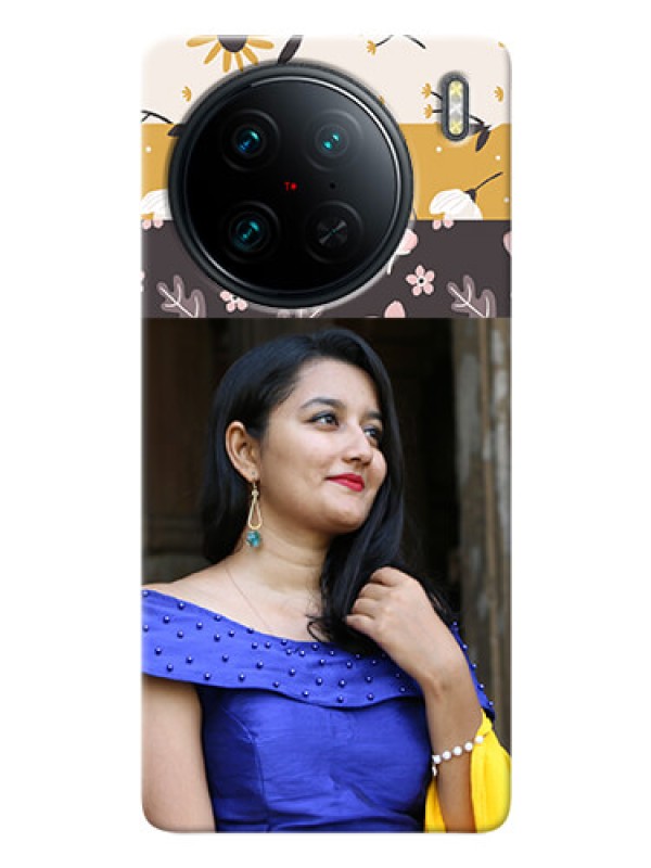 Custom Vivo X90 Pro 5G mobile cases online: Stylish Floral Design