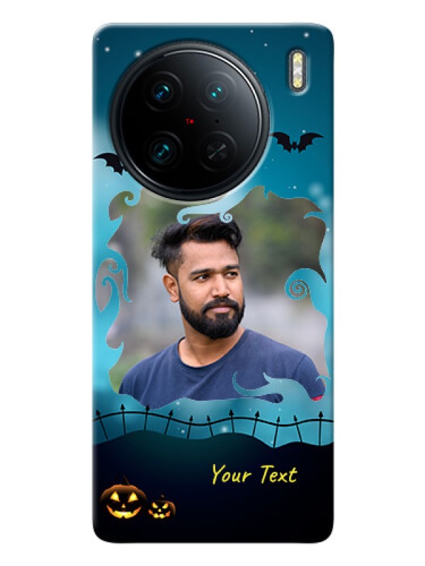 Custom Vivo X90 Pro 5G Personalised Phone Cases: Halloween frame design