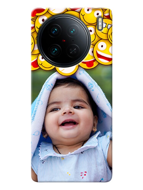 Custom Vivo X90 Pro 5G Custom Phone Cases with Smiley Emoji Design