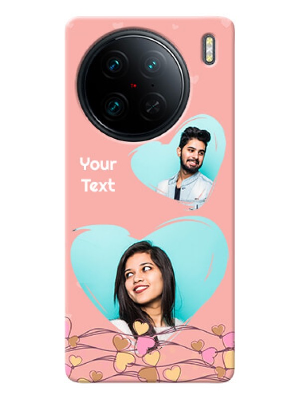 Custom Vivo X90 Pro 5G customized phone cases: Love Doodle Design