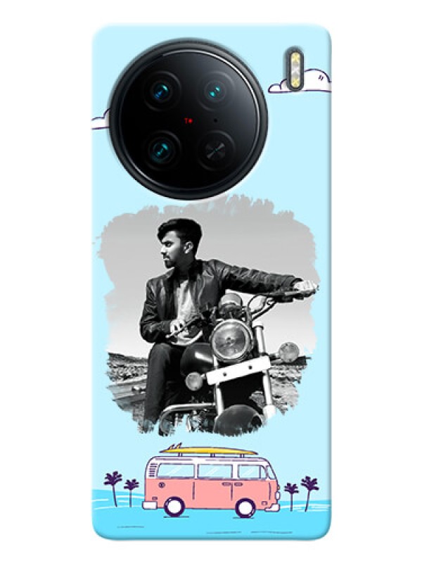 Custom Vivo X90 Pro 5G Mobile Covers Online: Travel & Adventure Design