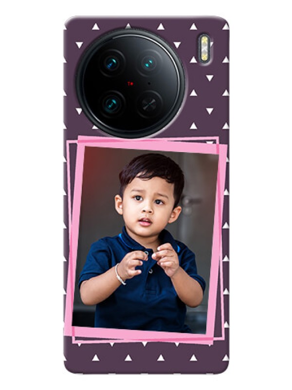 Custom Vivo X90 Pro 5G Phone Cases: Triangle Pattern Dotted Design