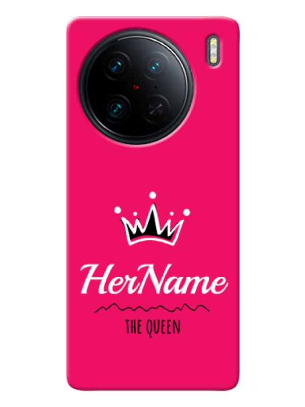 Custom Vivo X90 Pro 5G Queen Phone Case with Name