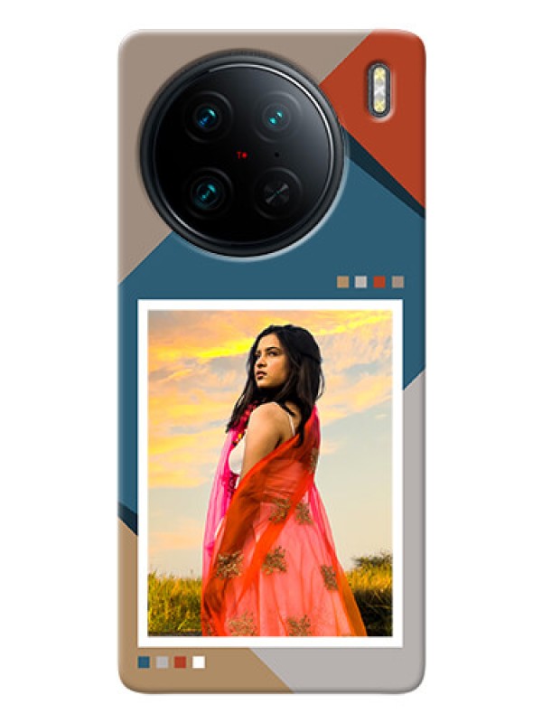 Custom Vivo X90 Pro 5G Mobile Back Covers: Retro color pallet Design