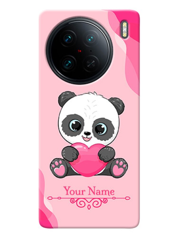 Custom Vivo X90 Pro 5G Mobile Back Covers: Cute Panda Design