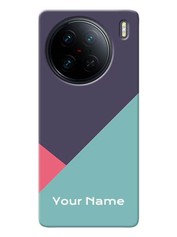 Custom Vivo X90 Pro 5G Custom Phone Cases: Tri Color abstract Design