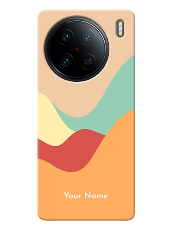 Custom Vivo X90 Pro 5G Custom Mobile Case with Ocean Waves Multi-colour Design