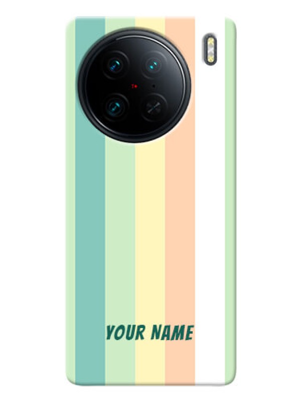 Custom Vivo X90 Pro 5G Back Covers: Multi-colour Stripes Design
