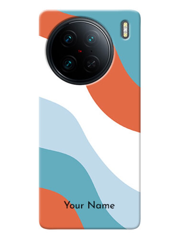 Custom Vivo X90 Pro 5G Mobile Back Covers: coloured Waves Design