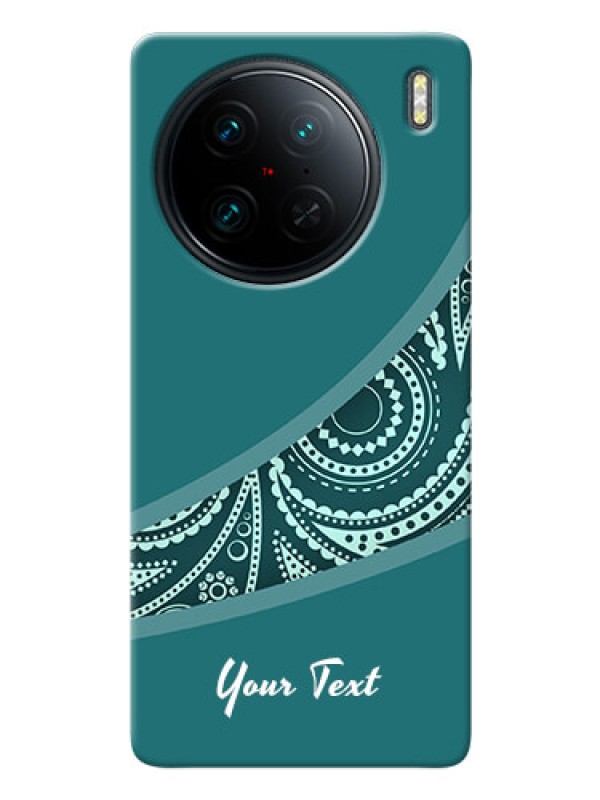 Custom Vivo X90 Pro 5G Custom Phone Covers: semi visible floral Design