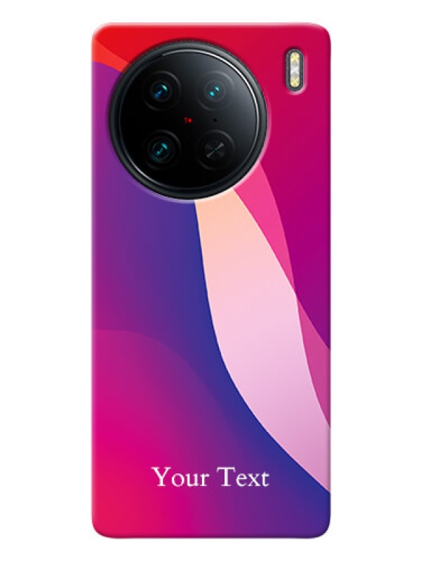 Custom Vivo X90 Pro 5G Mobile Back Covers: Digital abstract Overlap Design