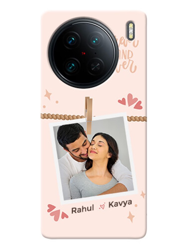 Custom Vivo X90 Pro 5G Phone Back Covers: Forever and ever love Design