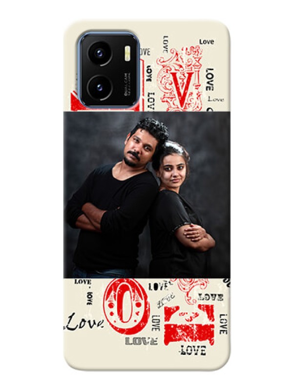 Custom Vivo Y01 mobile cases online: Trendy Love Design Case
