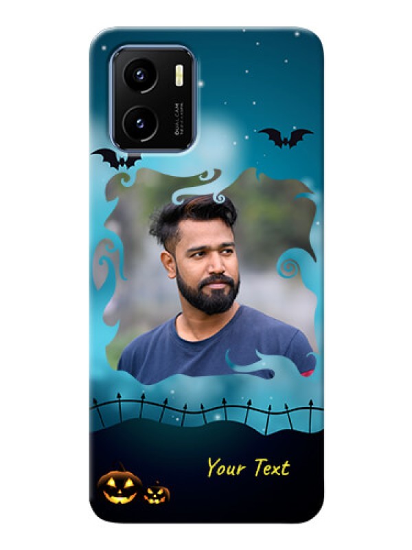 Custom Vivo Y01 Personalised Phone Cases: Halloween frame design
