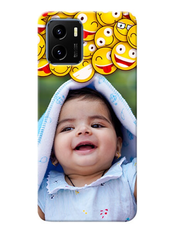 Custom Vivo Y01 Custom Phone Cases with Smiley Emoji Design