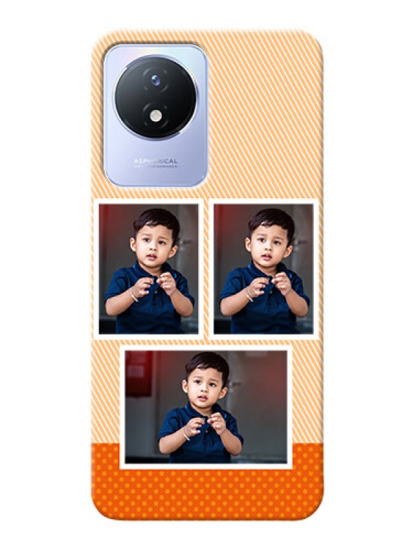 Custom Vivo Y02 Mobile Back Covers: Bulk Photos Upload Design