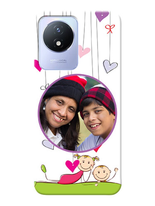 Custom Vivo Y02 Mobile Cases: Cute Kids Phone Case Design