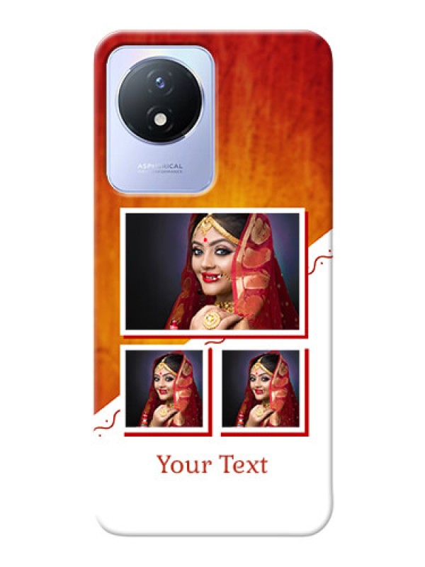Custom Vivo Y02 Personalised Phone Cases: Wedding Memories Design 