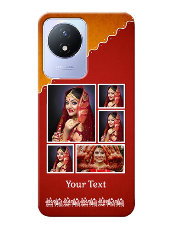 Custom Vivo Y02 customized phone cases: Wedding Pic Upload Design