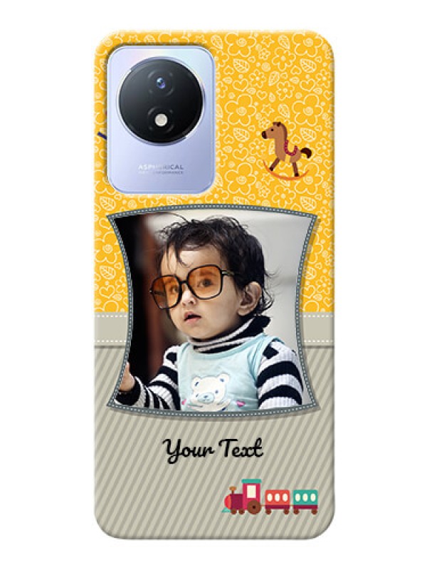 Custom Vivo Y02t Mobile Cases Online: Baby Picture Upload Design